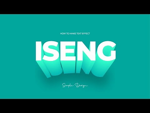 Tutorial Membuat Typography Sederhana Text 3D Effect pada Adobe Illustrator