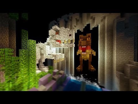 Minecraft Jurassic World - The Ride (Universal Studios Hollywood)
