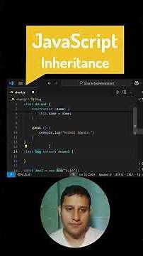 Simple Concept of Inheritance in JavaScript Explained ⚡ #Shorts
