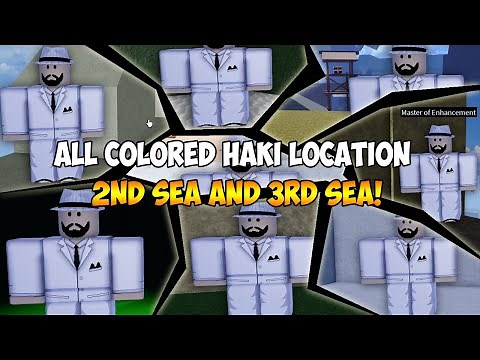 Every HAKI Locations in BLOX FRUIT! SECOND SEA & THIRD SEA | Blox Fruit