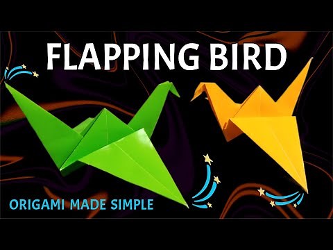 Origami Flapping Bird | Easy Origami Tutorial | Step-by-Step for Beginners