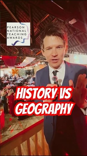 History or Geography at the Pearson National Teaching Awards #teachingheroes #teachingawards