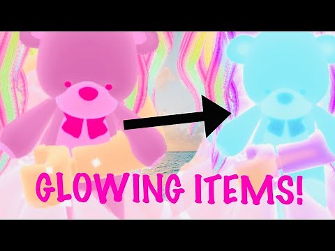 *HOW* to make your items GLOWING! ROBLOX Royale High
