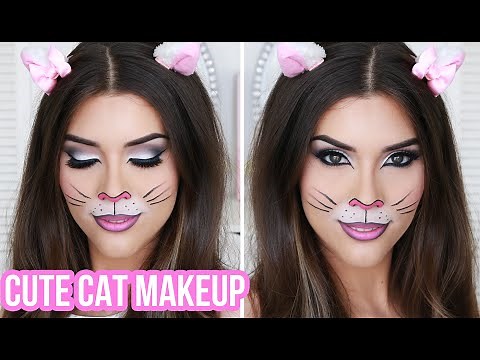 Cute & Sexy Cat Halloween Makeup Tutorial | Quick & Easy Halloween Costume!