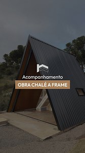 Acompanhe de perto a construção do chalé a-frame que une design, conforto e rentabilidade. ✨ Uma obra rápida, precisa e com acabamento impecável. #chaléaframe #obraaframe #construçãointeligente #lightsteelframe #urubici #casanaserra #arquitetura #designdeinteriores #investimentoimobiliário #turismonaserra #airbnburubici #chalédossonhos #steelframebrasil | Casa Frame