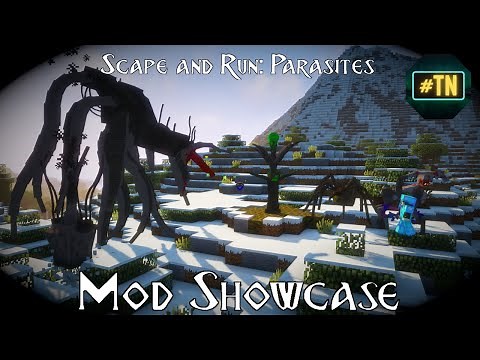 Minecraft Scape and Run Parasites Mod Showcase! (1.12.2)