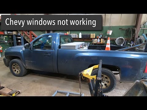 Chevy Silverado drivers window doesn’t work.