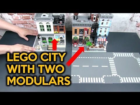 Start a Custom LEGO City Layout with Just TWO Modular Buildings