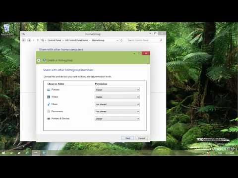 Windows 10 How to create and use a Homegroup