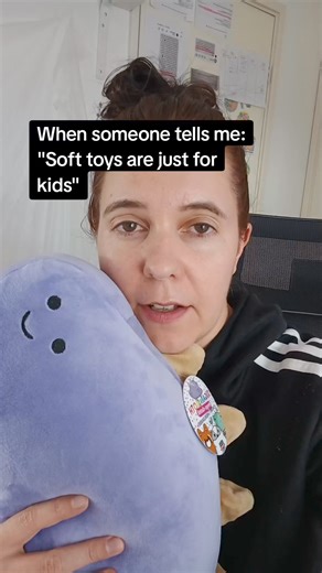 Arnold is shook 💜🦕 https://www.sugarandsloth.co.uk/collections/plushies/products/arnold-the-dinosaur-mega-chonk-plushie | Sugar & Sloth