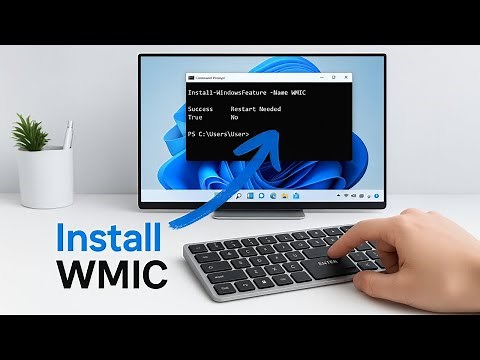 How To Get Back or Install WMIC Feature on Demand on Windows 11