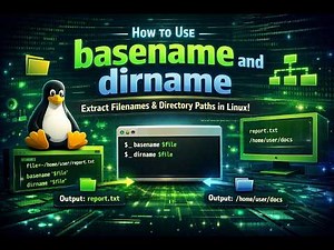 How to Use basename and dirname – Extract Filenames & Directory Paths in Linux!