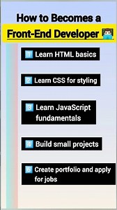 ✨How to Becomes a Frant-End Developer👨🏻‍💻? Roadmap for beginners🚀