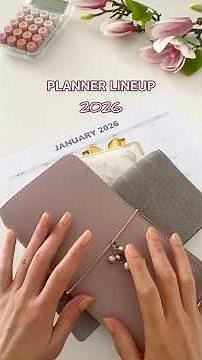 My 2026 planner lineup + free printable monthly calendar #shorts