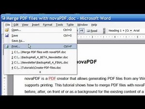 Create PDF files with doPDF