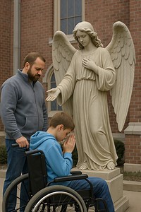 367K views · 3.4K reactions | My son noticed the statue of an angel...