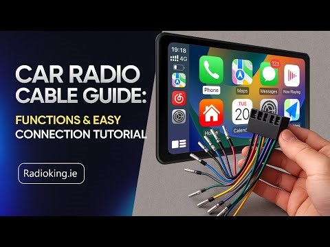 Car Radio Cable Guide Functions & Easy Connection
