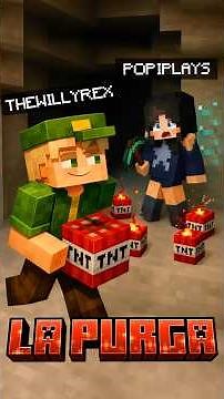 This is how the purge event went in Minecraft 😭🔥 #minecraft #thepurge