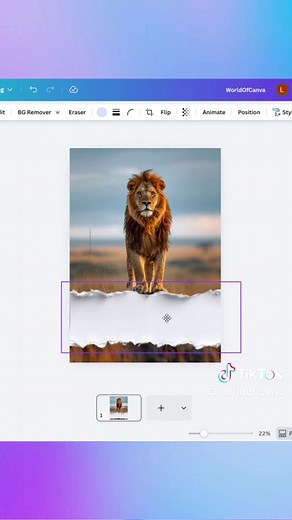 Easy and beautiful ripped paper effect design tutorial in Canva! #canva #canvadesign #canvatutorial #design #designinspiration