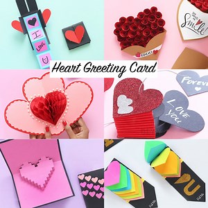 1M views · 10K shares | 6 Easy Heart Card Ideas | Heart Greeting Card | Card Making #diy #heartcard #greetingcard #cardmaking #greetings #giftideas #gifting #gifts #craftideas #crafting #crafts #diycraft #diytutorial #DIYproject #handmade #howto #tutorial | D.I.Yay | Facebook