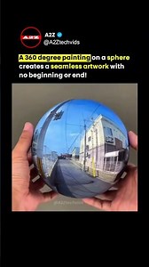 This Painting Has NO End! The Unique Art of 360 Degree Spherical Painting