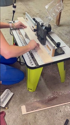 Ryobi Router Table in action - I think I am obsessed!