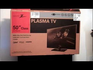 Zenith 50" Plasma TV 1080p Model Z50PV220 from Sears for $549 Unboxing and Review