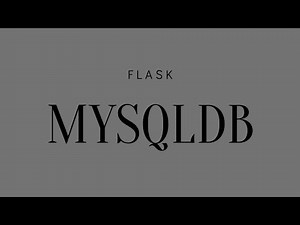 Connecting to a MySQL Database in Flask Using Flask-MySQLDB