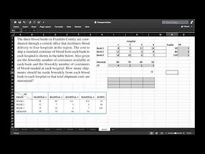 Solving Transportation problem using VAM