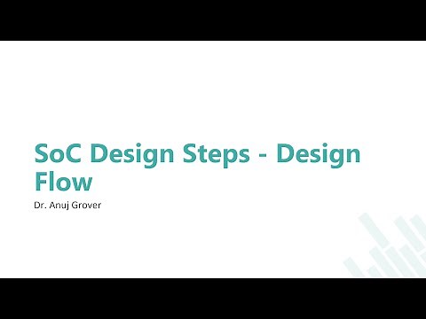 SoC Design Steps | SoC Design Flow