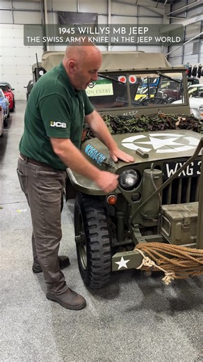 120K views · 1.1K reactions | This 1945 Willys MB Jeep is a great bit of history! They certainly had everything you could think of when being used back in the day! Would you keep it as-is or take it out on the road?  | Mathewsons Classic Cars | Facebook