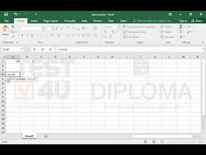 Use the MOD function to calculate the modulo of a division (Excel 2016)