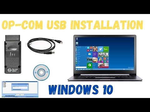 OP COM usb v2 driver Windows 10 / How to op com windows driver /op com windows 10/7/xp