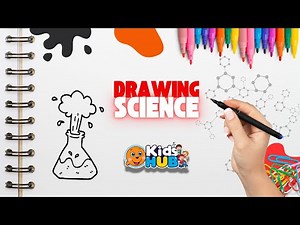 How to draw science equipment | learn how to draw for kids | easy science art for kids