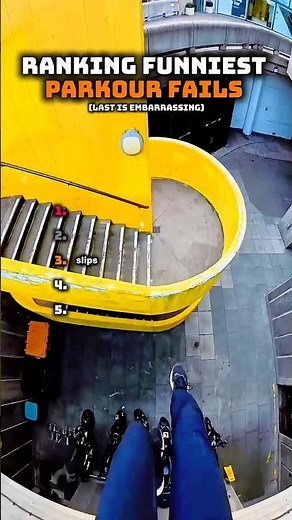 Top 5 FUNNIEST Parkour Fails