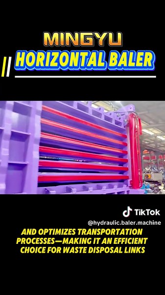 Efficient Plastic Bottle Baler Machine for Packaging