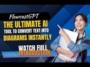 Text To Diagram AI | Full Demo | FlowcastGPT