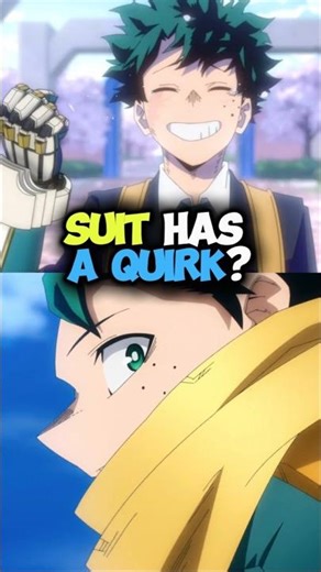 How Does Deku's Suit Recreate One For All? #anime #manga #mha