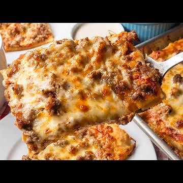 Lunch Lady Square Pizza