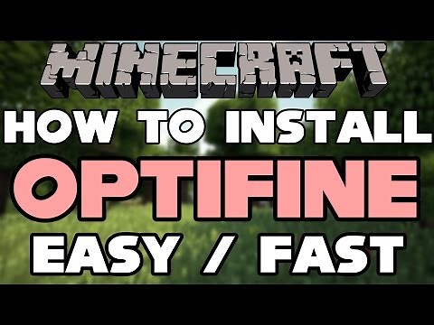 How To Install Optifine for Minecraft 1.11.2 // 1.10 // on Windows 7, 8 & 10 + Download