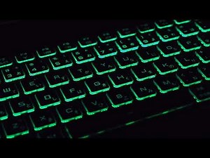 「raytrek G5」のキーボードのバックライトをマルチカラーで光らせてみた【ドスパラ】