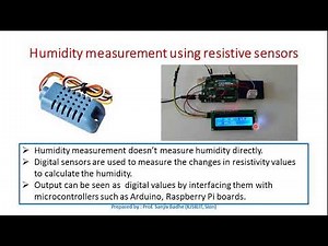Humidity measurement using Resistive Sensor