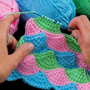 An original crochet pattern for blankets, capes - easy and simple! | Miarti - Crochet and Knitting