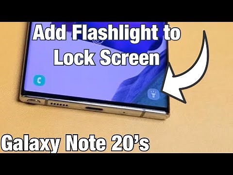 2 Easy Ways to Add the Flashlight to Your Lock Screen