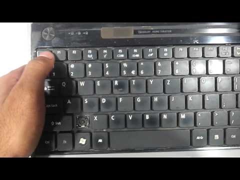 Acer aspire 5745 How to replace keyboard DIY easy and precise in two minutes