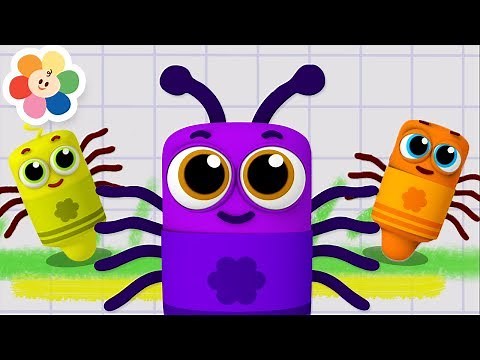 Itsy Bitsy Spider | Nursery Rhymes Collection With Color Crew Babies | Kids Songs by Baby First TV