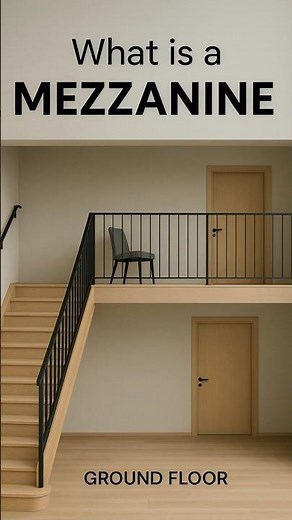 What Is a Mezzanine? Architecture Explained in 60 Seconds! #shorts #architecture #architect