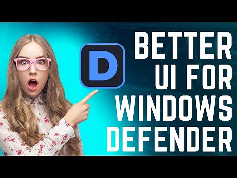 Using Free Third Party Software DefenderUI to Better Manage Windows Defender Settings