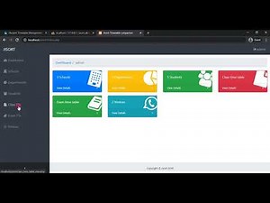 Student Timetable Management System using PHP AppGini Demo
