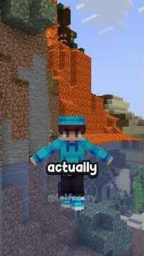 Minecraft, But Everywhere I Walk Turns To Lava… #shorts